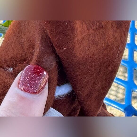 Annalee Mobilitee Doll Monk Poinsettia 1969 Vintage Christmas Decor - Picture 8 of 12